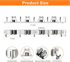 2 Pack Mop and Broom Holder Wall Mount, Non-slip Broom Hanger Wall Mount - Image 5