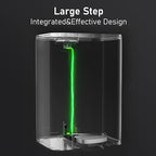Arlopu 13.2+1.3 Gallon Step Trash Can, Stainless Steel Garbage Bin, Soft-Close - Image 5