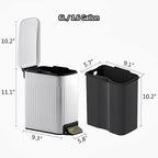 CEROELDA Small Bathroom Trash Can - Image 5