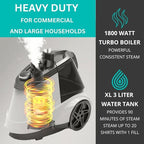 True & Tidy Heavy Duty Commercial Full Size Standing Garment Steamer - Image 4