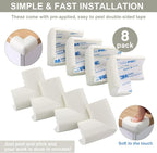 8 Pack Soft Sponge Table Corners, Corner Protector Baby, Baby Proofing Corner - Image 6