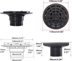 RANDOM Round Shower Drain SUS304 Stainless Steel Oil Rubbed Bronze Shower Drain - Image 2
