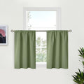 BGment Olive Green Blackout Curtains 36 Inches Long by BGment