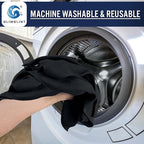 GLIMGLINT Black Microfiber Cleaning Cloth, 150 Pack Microfiber Towels - Image 6