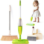 Kids Cleaning Toy Set, Mini Spray Mop Montessori Toys Pretend Play Cleaning Tool by Yeeammk