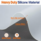 Warome Silicone Mat, 78.7”x 23.6” Heat Resistant Mats - Image 4