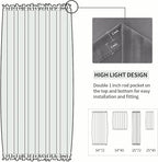 DWCN French Door Curtains – Rod Pocket Thermal Blackout Curtain - Image 3