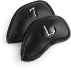 CRAFTSMAN GOLF 12pcs or 1pc Thick Synthetic Leather Golf Iron Head Covers Set - Image 5