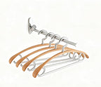 Wall Mounted Drying Rack, NEWRAIN Stainless Steel Folding Laundry Hanging Rack by NEWRAIN
