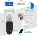 4 Pack Razor Blade Scraper, - Image 2
