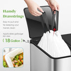 Drawstring Trash Bags-18 Gallon 120 Counts Large Strong Tall Kitchen Trash Bags - Image 6
