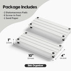 2 Pack Fast Drying Water Absorbing Diatomite Stone Mat Tray - Image 2