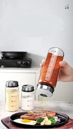 2 Piece 4-Neck Glass Seasoning Shakers - Image 8