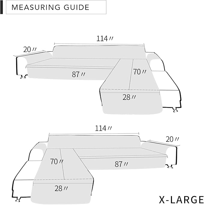 Easy-Going L Shape Sofa Slipcover - Image 6