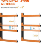 Lumber Storage Rack Wall-Mounted Lumber Racks Heavy Duty Wood Storage Rack - Image 3