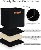 StorageWorks 13x13 Inches Storage Cube, Fabric Storage Bins - Image 4
