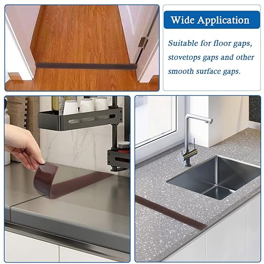 Floor Transition Strip Self Adhesive Floor Cover Strips Laminate 1.57" Wide - Image 7