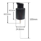 TIHOOD 10PCS Replacement Foundation Pump Black Plastic Cosmetic Liquid - Image 2