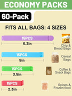60 PCS Colorful Chip Clips - Image 5