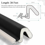 Kerf Weather Stripping Door Seal Strip 26 Ft Q Foam Door Weatherstrip Seal - Image 6