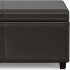 SIMPLIHOME Avalon 54 inch Wide Contemporary Rectangle Extra Large Storage - Image 9