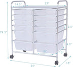 GOFLAME 12-Drawer Rolling Storage Cart, Mobile Utility Cart - Image 3