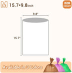 Odor Sealing Small Trash Bags Home & Food Use M-220 Count Disposable Bags - Image 4