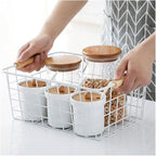 LeleCAT white wire baskets for organizing - Image 6