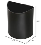 Safco Deskside Small Trash Can Recycling Bin Combo, 3 Gallon, - Image 6