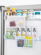 3PCS Refrigerator Door Organizer Set, Fridge Hanging Mesh Bag - Image 5