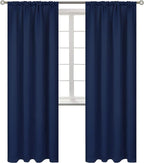 BGment Rod Pocket Blackout Curtains 84 Inches Long by BGment