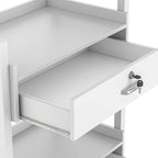 Paddie Salon Trolley Cart, Salon Tray Wooden Mobile Utility Cabinet - Image 5
