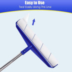 COBETE 13.77" Large Extra Sticky Lint Roller, 69.88" Long Handle Lint Remover - Image 4