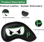 Premium Leather Golf Club Iron Covers - Image 5