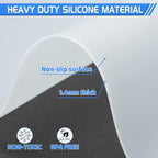Warome Silicone Mat, Arts and Crafts, Soldering and Resin, No Creases Counter - Image 4