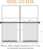 PONY DANCE Bathroom Window Valances - Image 2