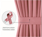 DWCN French Door Curtains – Rod Pocket Thermal Blackout Curtain - Image 2