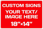 Repaly Personalized signs, Aluminum Weatherproof Metal Sign Multiple Sizes - Image 2