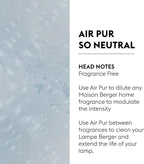 MAISON BERGER - Air Pur So Neutral - Lampe Berger Fragrance Refill - Image 2