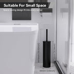 DOWRY Toilet Brush and Holder for Bathroom Storage Organization Deep Cleaning - Image 6