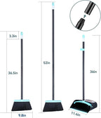 Broom with Dustpan Combo Set, Dust pan with Broom Combo Set, Standing Dustpan - Image 8