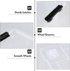 Pekky 22 Qt Clear Plastic Storage Bins - Image 2