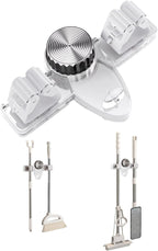 Mop and Broom Holder Wall Mount, No Punching Required Broom and Mop Organizer by Unknown