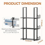 Glove Holder Dispenser for Wall Mount, Wall-Mounted Triple Rubber Box Holder - Image 3