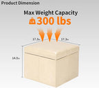 Adeco Storage Ottoman - Image 3