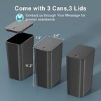 N. NETDOT 3 Pack Small Trash Can - Image 5