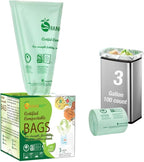 OrangeBio 3 Gallon Compostable Trash Bags, Food Grade, Plant-based, by OrangeBio