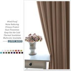 PONY DANCE Blackout Curtains Mocha - Image 7