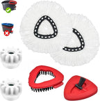 Mop Heads Replacements, Scrubber Head, Base and Pedal Bearing Replacement Combo by ProfessionalCleaningSupplier
