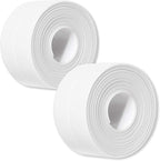 2 Pack Caulk Strip, 1.5" x 10.5Ft PVC Self Adhesive Caulk Tape, Sealing by UIOCSSC